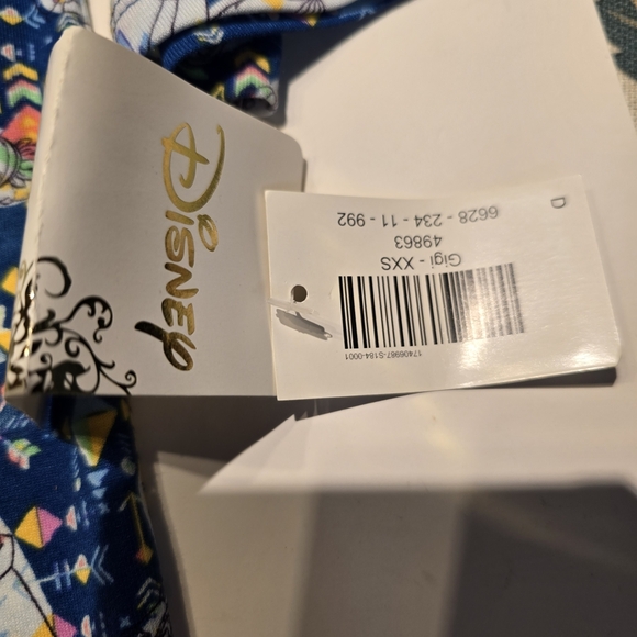 LuLaRoe Blue and Yellow Geometric Dress - Picture 4 of 4